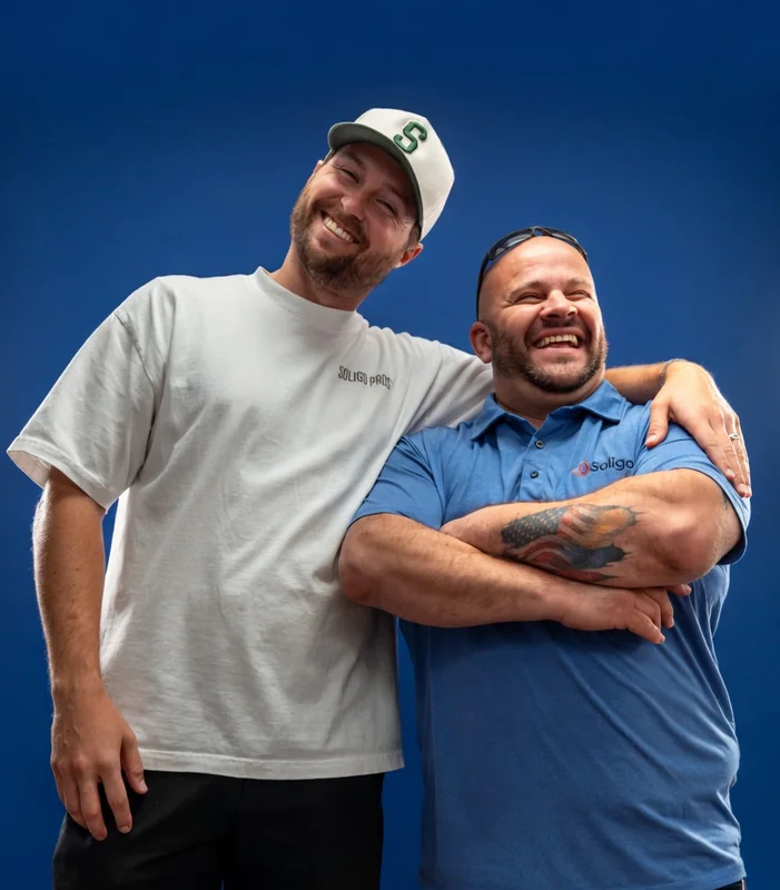 Austin and Jaime, founders of Soligo Air